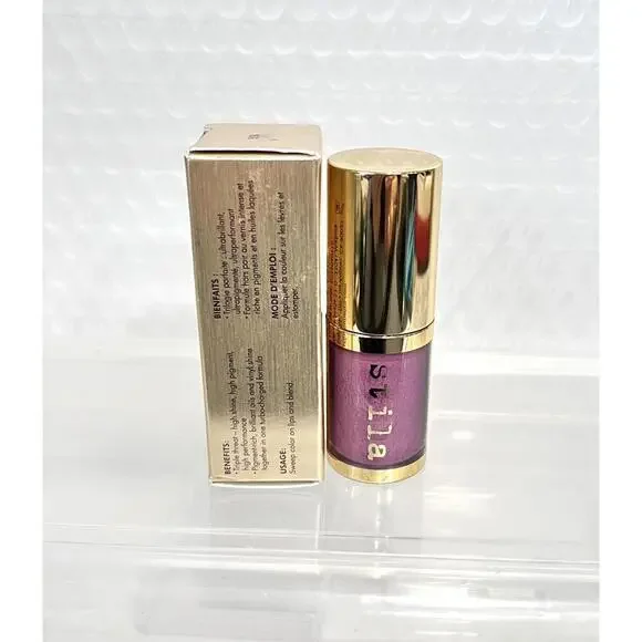 Stila Shine Fever Lip Vinyl Liquid Lipstick - TURBO 0.18oz Full Size New In Box - Picture 4 of 6